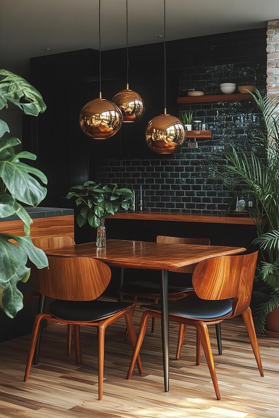 23 Stunning Mid-Century Modern Dining Tables You’ll Adore 53 20. Wood Tone Mixing in Dining Tables-0