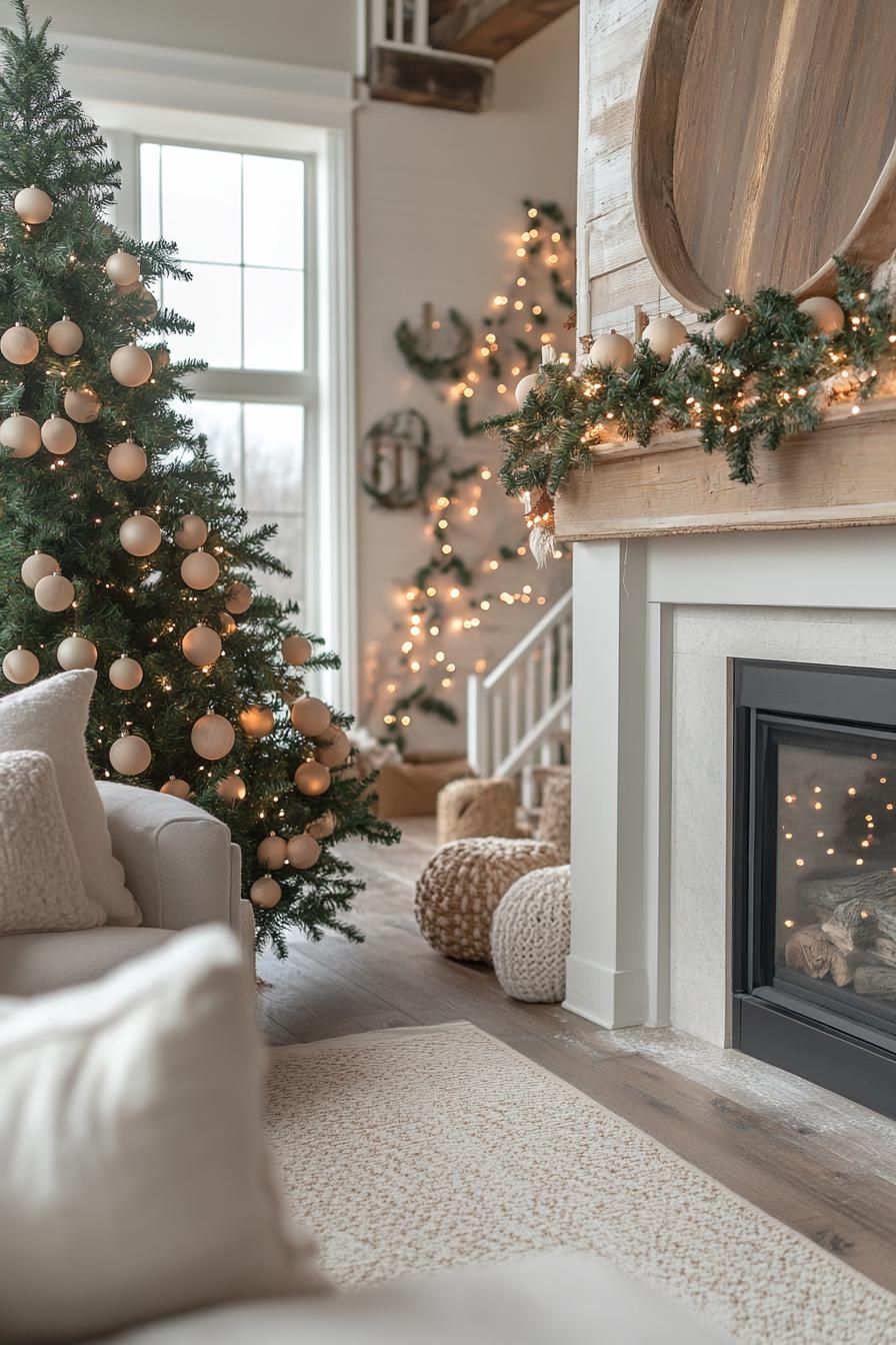 23. Wood Bead Garlands: Farmhouse Decor-2