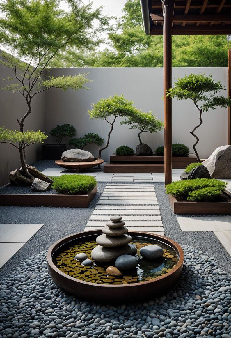 31 Gorgeous Outdoor Patio Ideas to Try Now 8 2. Tranquil Bamboo Zen Patio Retreat-2