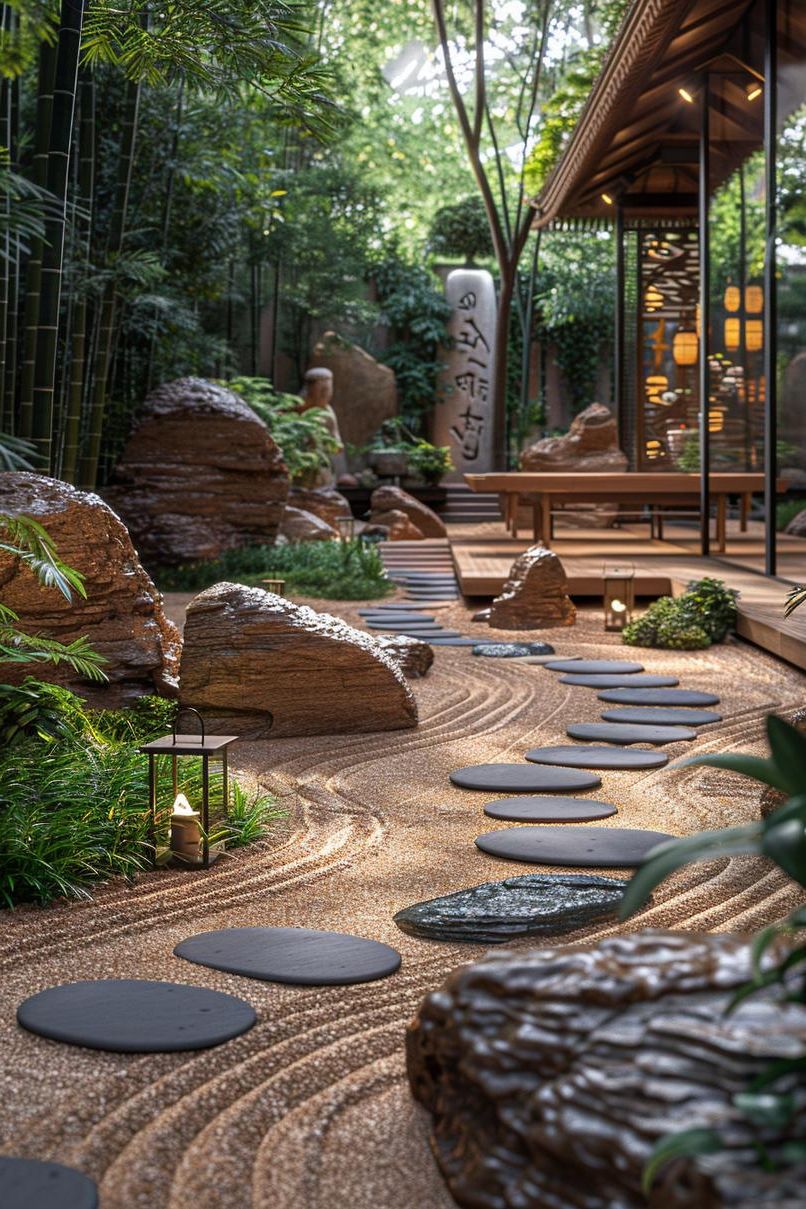 25 Stunning Small Garden Layout Ideas 4 1. Peaceful Zen Garden Layout Guide-1