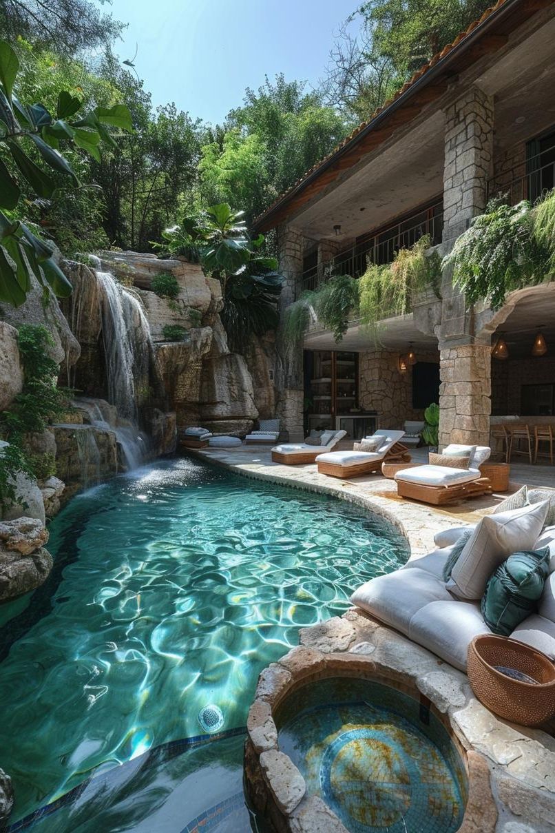 21 Stunning Small Pool Design Ideas For Tiny Backyards 3 1. Serene Backyard Oasis Design-0