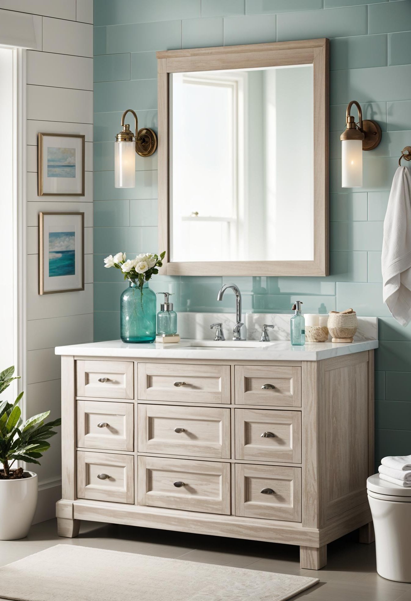 5. Coastal Chic Vanity Inspiration-1