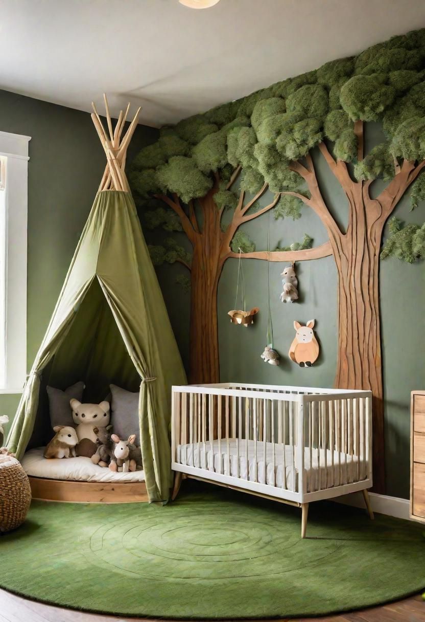 61 Dreamy Nursery Room Inspirations: From Cozy Corners to Whimsical Themes 3 1. Enchanting Nursery Room Ideas-0