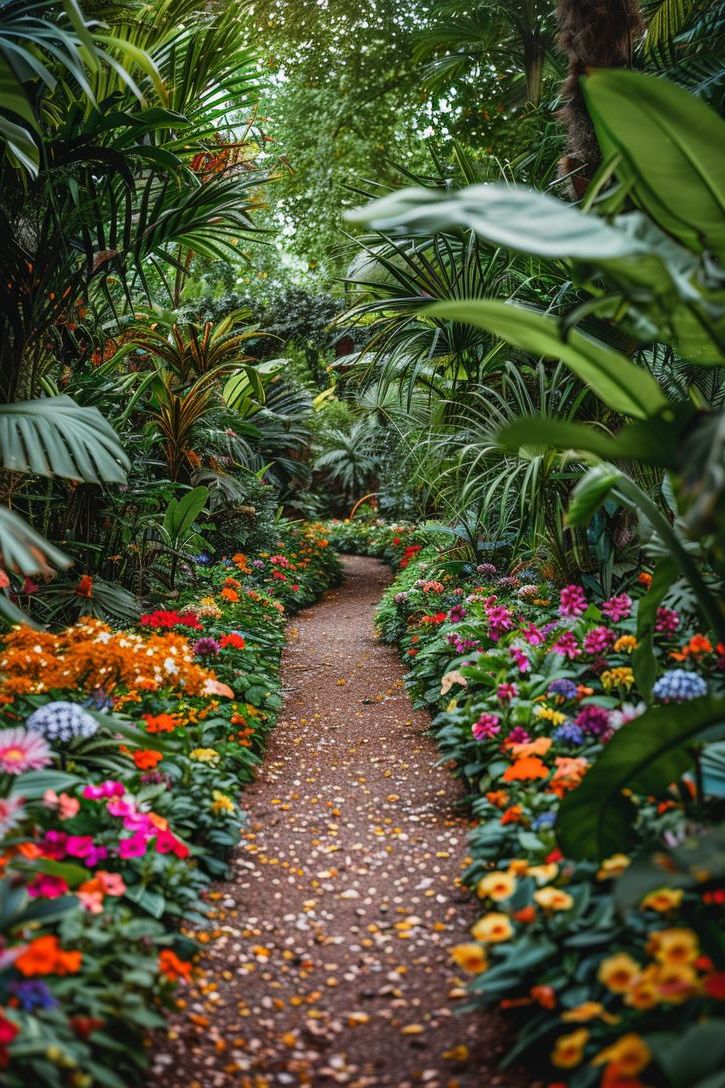 23 Enchanting Ideas for Your Spiritual Garden Sanctuary 17 10. Colorful Path Through Spiritual Garden-0