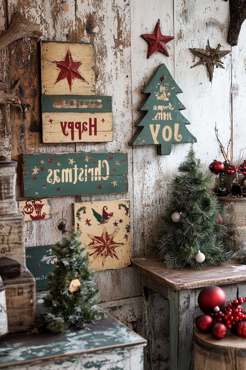 13. Festive Farmhouse Wooden Signs-2