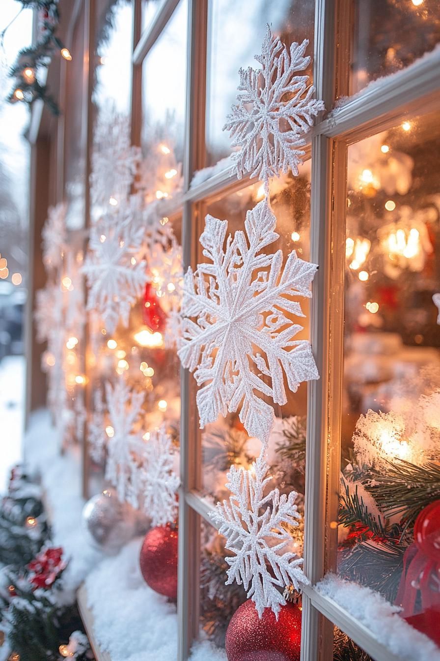 4. Festive Snowflake Window Decor Ideas-0