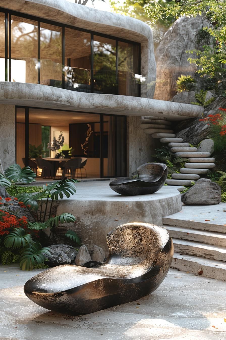 25 Stunning Small Garden Layout Ideas 57 24. Modern Metal Garden Design-2