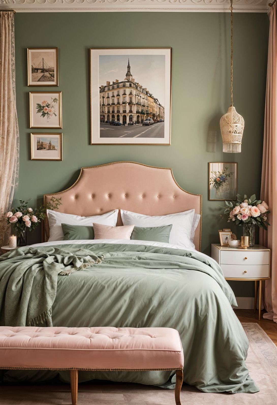 18. Parisian-inspired Sage & Blush Bedroom-0