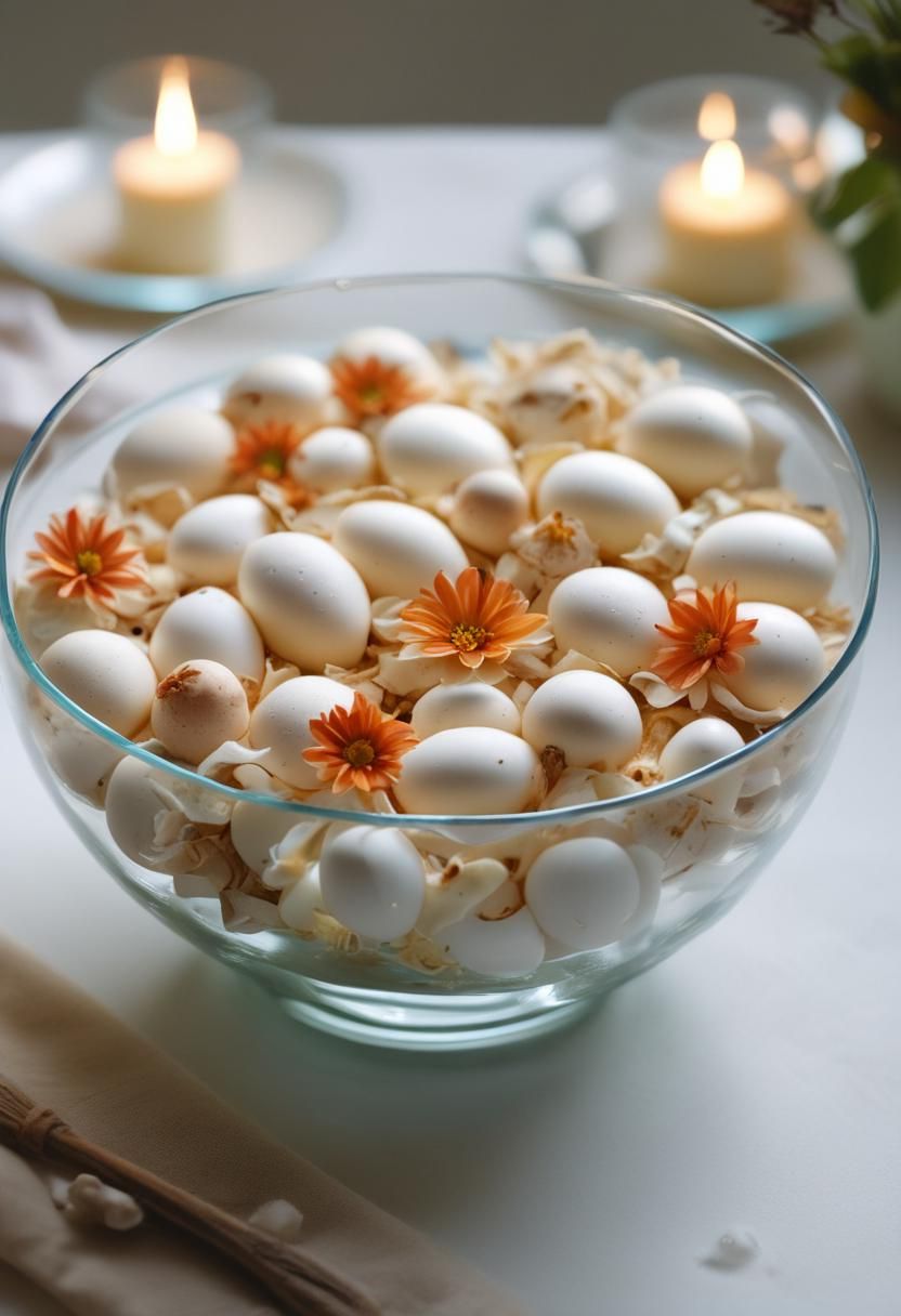 7. Eggshell floating floral centerpieces-1