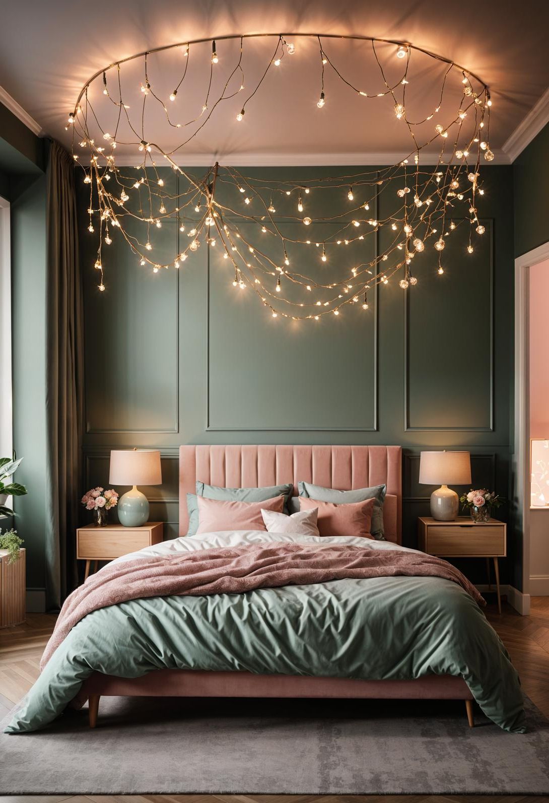 25. Enchanting Fairy Lights for Bedrooms-0