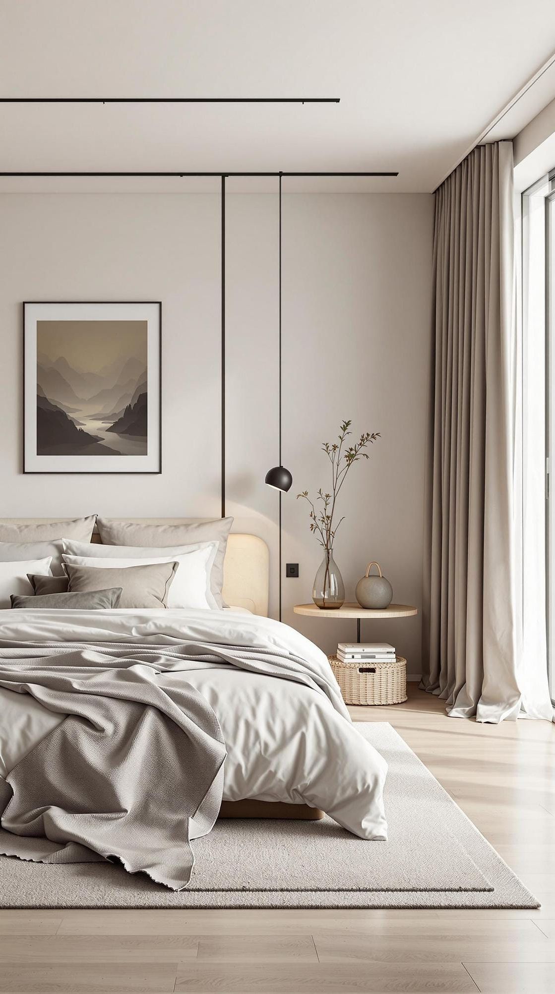 21 Modern Bedroom Ideas For Your 2025 Makeover 16 4. Japandi design blending Japanese and Scandinavian influences for a serene space-2
