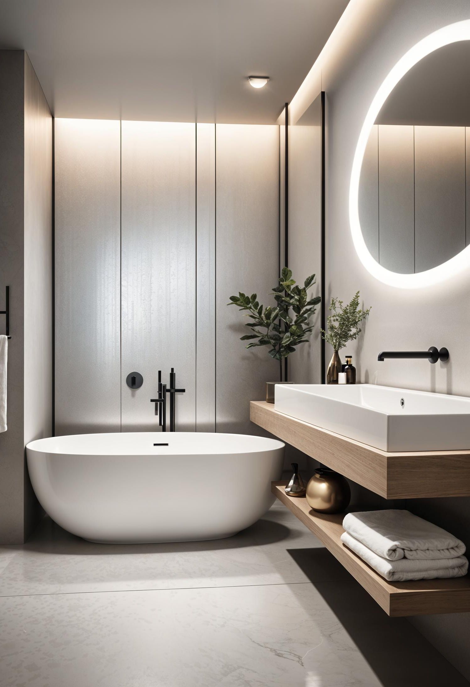 15. Luxe Minimalist Bathroom Paint Colors-2