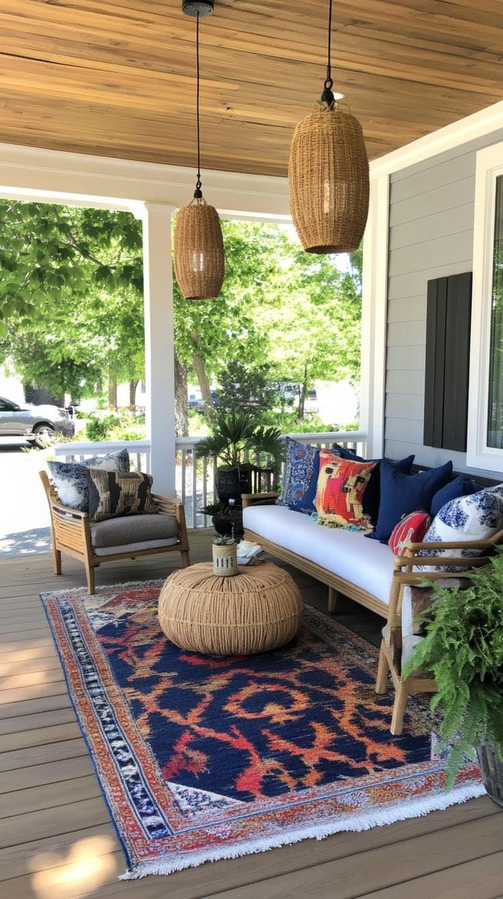 31. Cultural heritage mix with an eclectic assortment of global art pieces and textiles-1