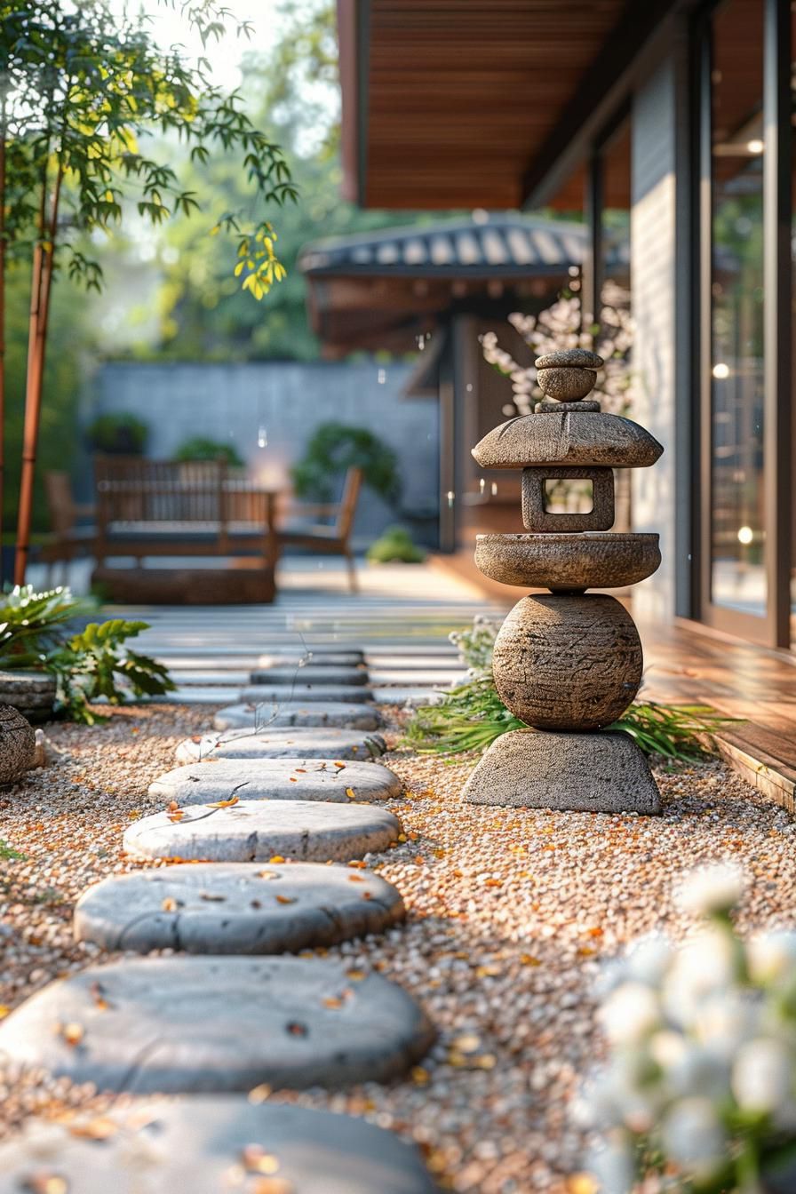 23 Gorgeous Paver Patio Ideas You Must See 30 11. Zen Paver Patio Design-0