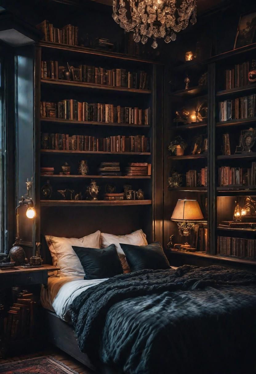 13. Gothic Book Nook Retreat-0