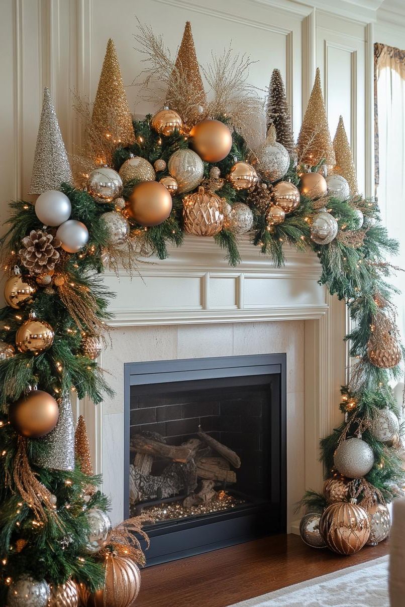 14. Metallic Mix for Christmas Mantle-3