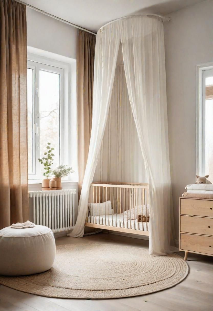 61 Dreamy Nursery Room Inspirations: From Cozy Corners to Whimsical Themes 8 3. Scandi Serenity Nursery Space-2