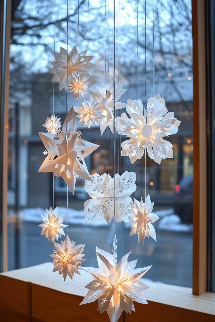 6. Diverse Indoor Snowflake Ceiling Decor-0