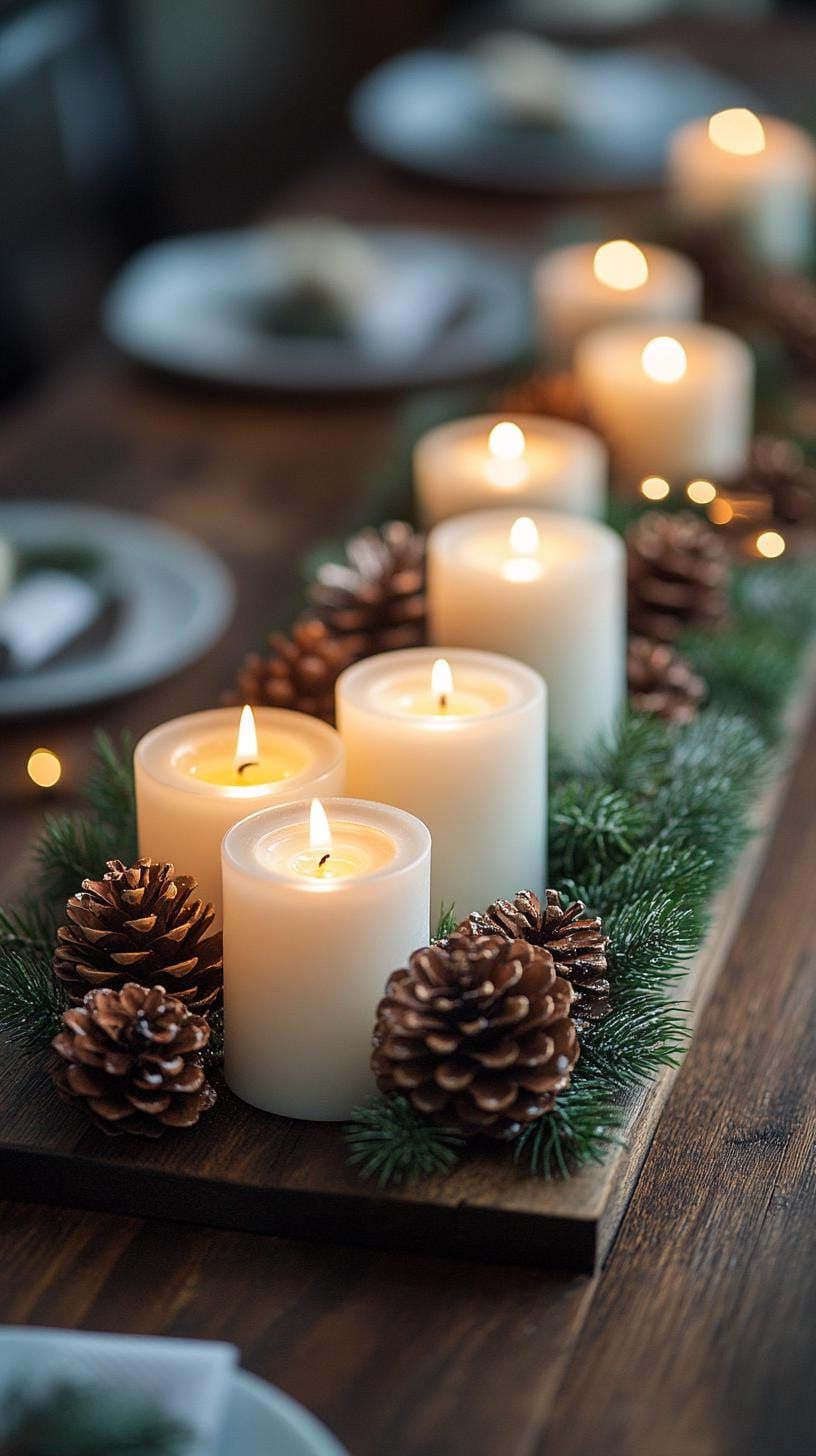 21 Magical Christmas Decor Inspiration for a Cozy Home 24 10. Cozy Christmas Table Decor-0