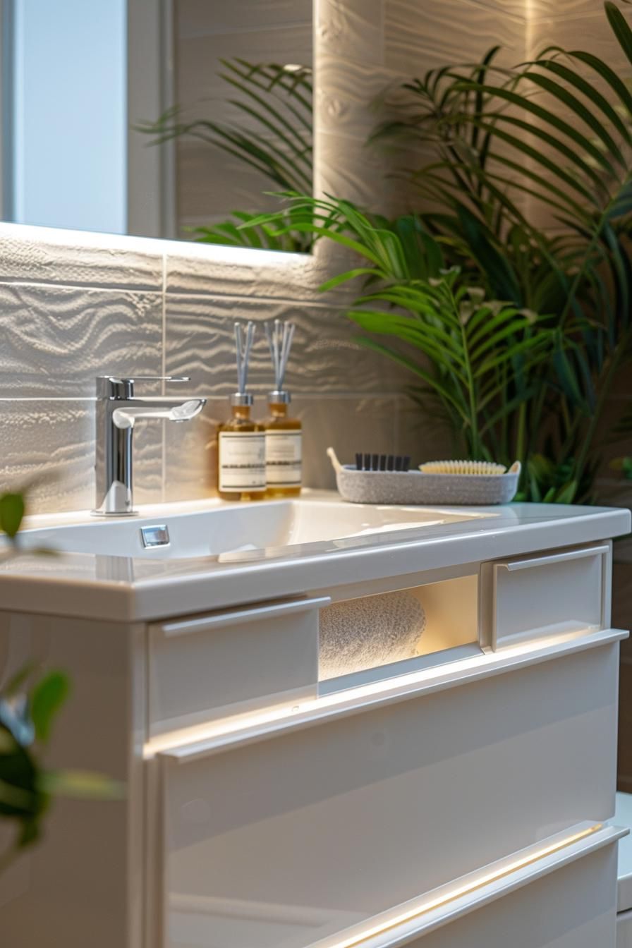 3. Modern Minimalist Bathroom Vanity Design-1