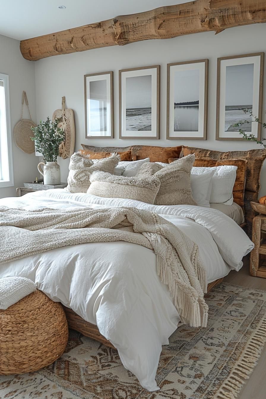 1. Coastal Collage with Driftwood Frames-1