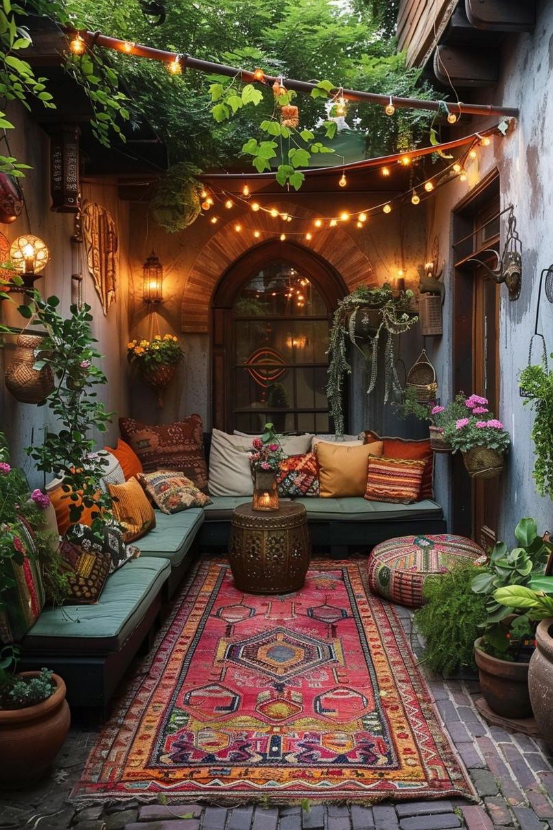 15 Creative and Stunning Small Garden Ideas 40 14. Boho Garden Decor Ideas-2