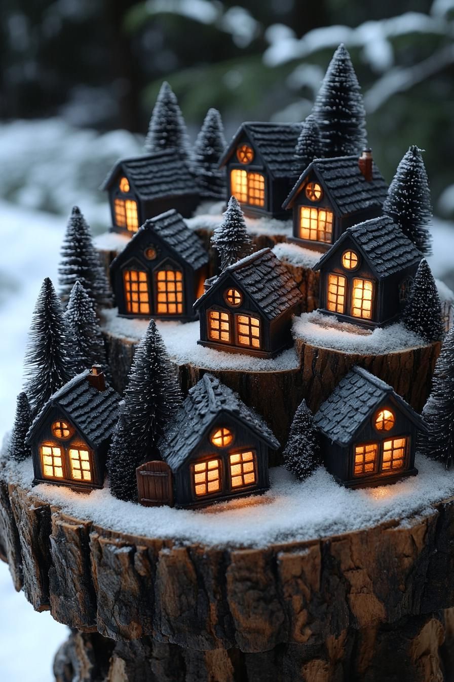 8. Dark Winter Villages Display-0