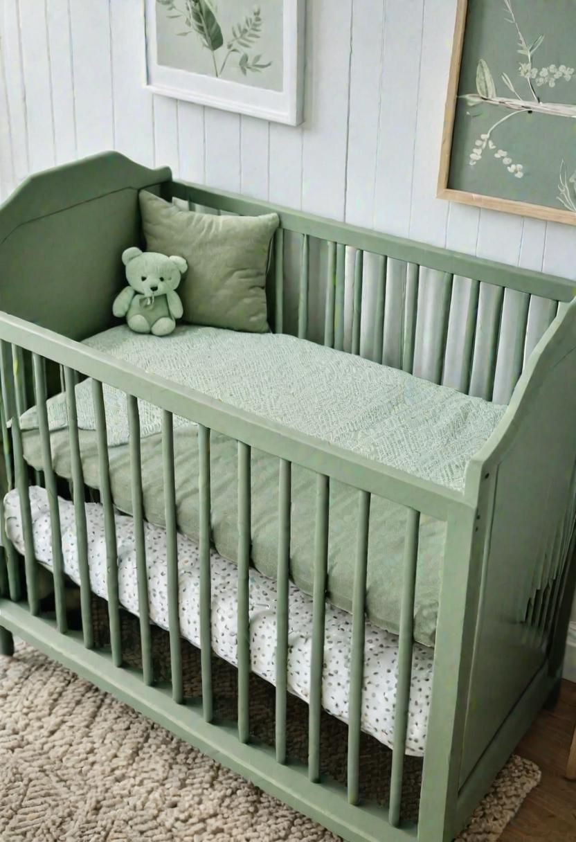 45 Serene Sage Green Nursery Ideas: Calming and Chic Inspirations 56 44. Sage Green Toy Collection-1