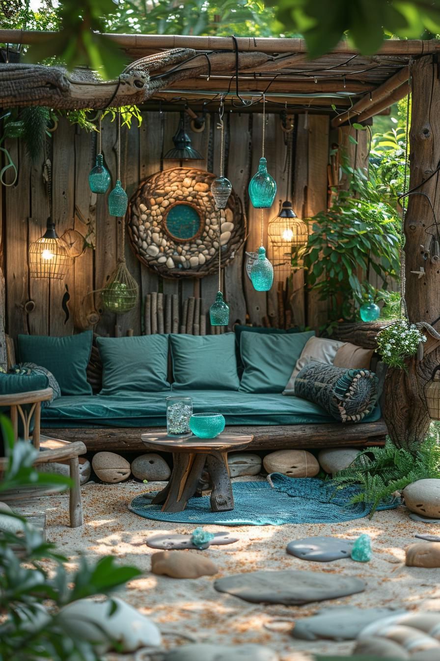 15 Creative and Stunning Small Garden Ideas 16 6. Seaside Serenity: Driftwood Decor Inspiration-0
