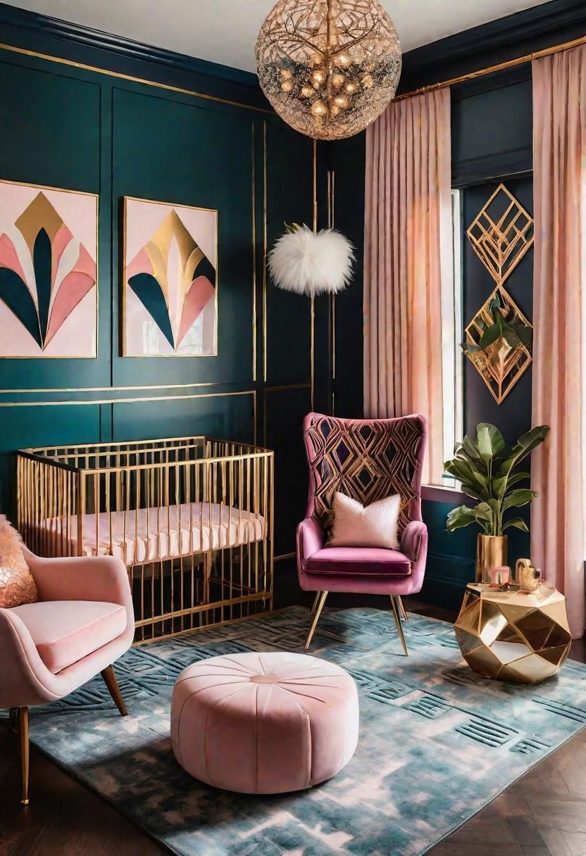 22. Chic Art Deco Nursery Ideas-1