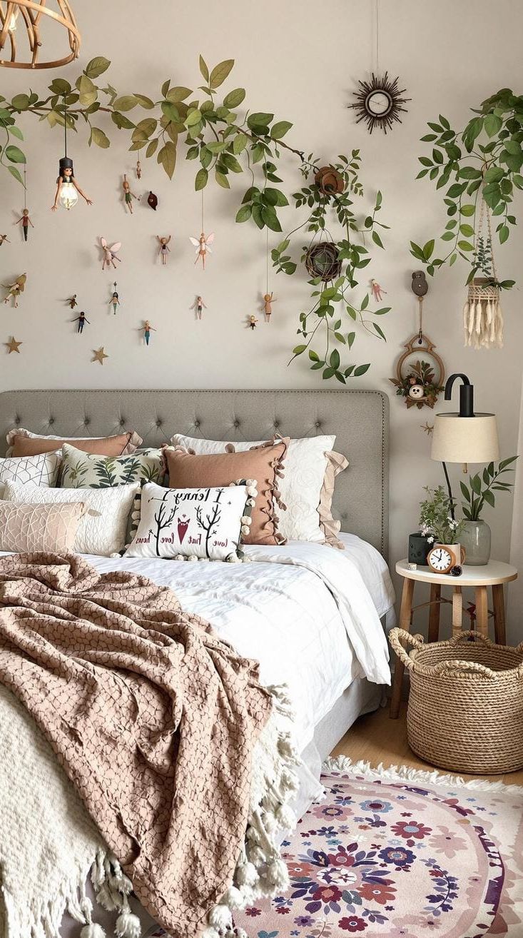 15. Mystical Woodland Vibes: Envelop your room in fern greens and toasty browns with fairy accessories-0
