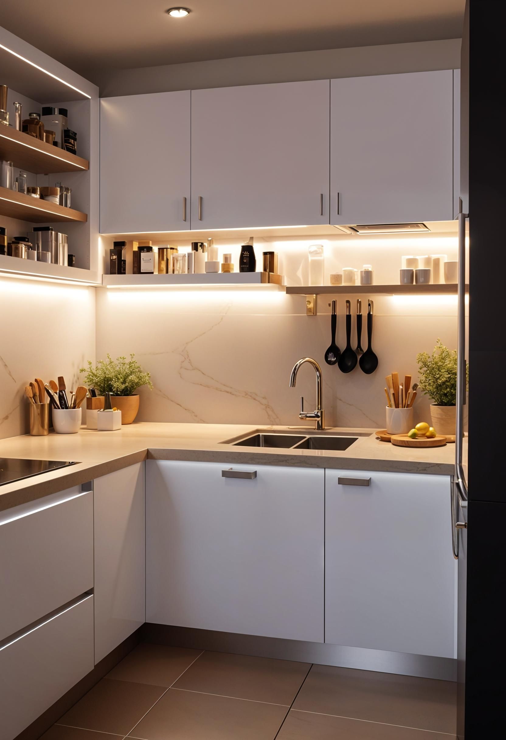 9. Efficient Lighting for Small Kitchens-2