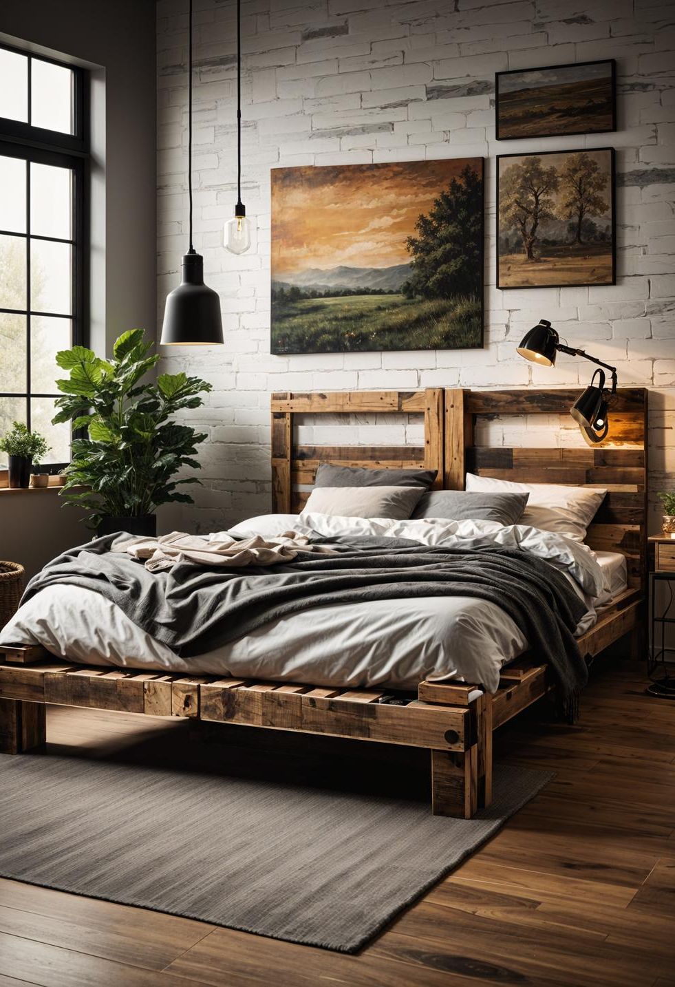 18. DIY Pallet Bed Frame Ideas-2