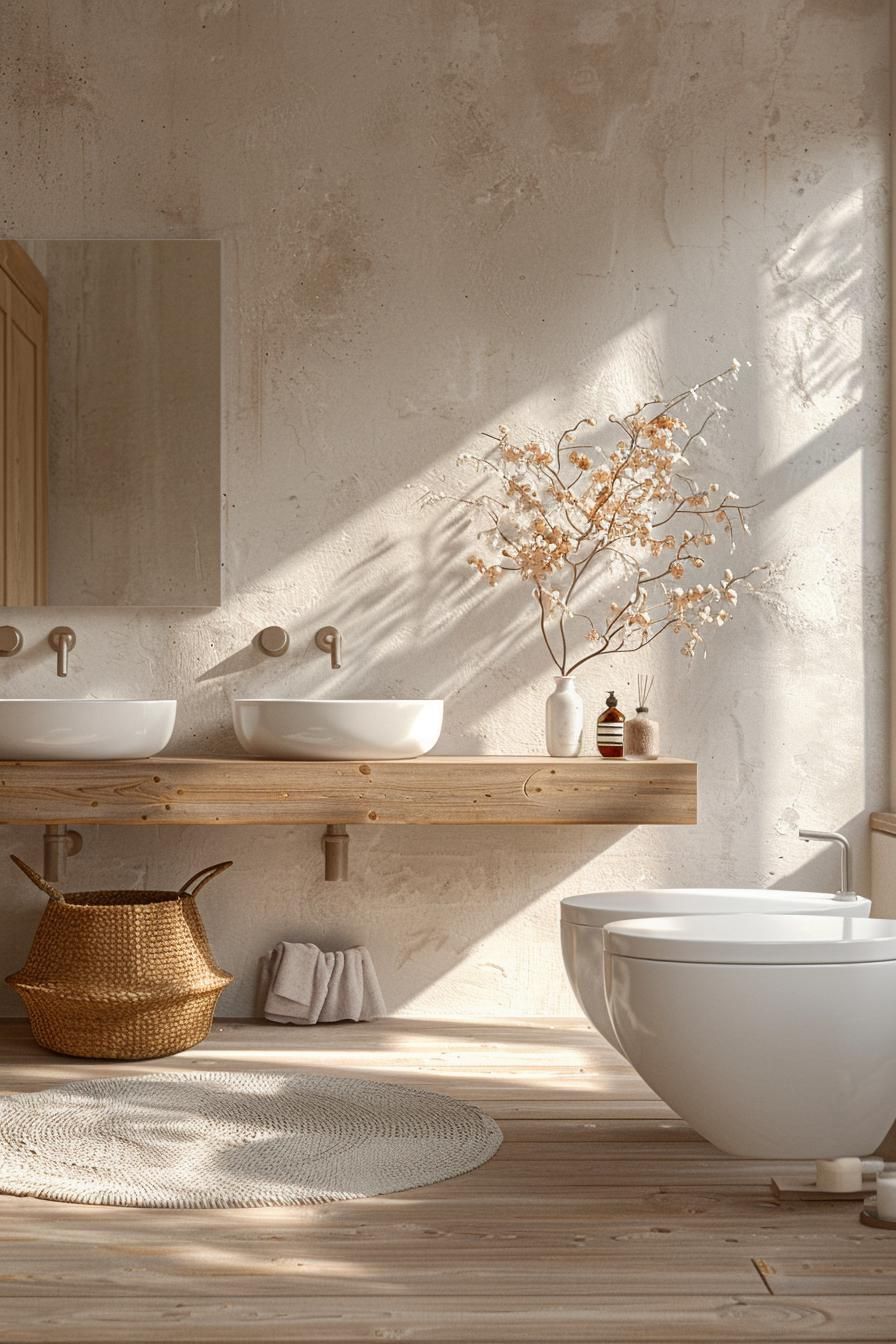 15. Luxe Minimalist Bathroom Paint Colors-1