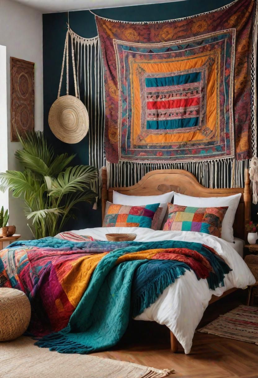 1. Vintage Bohemian Bedroom Style-1