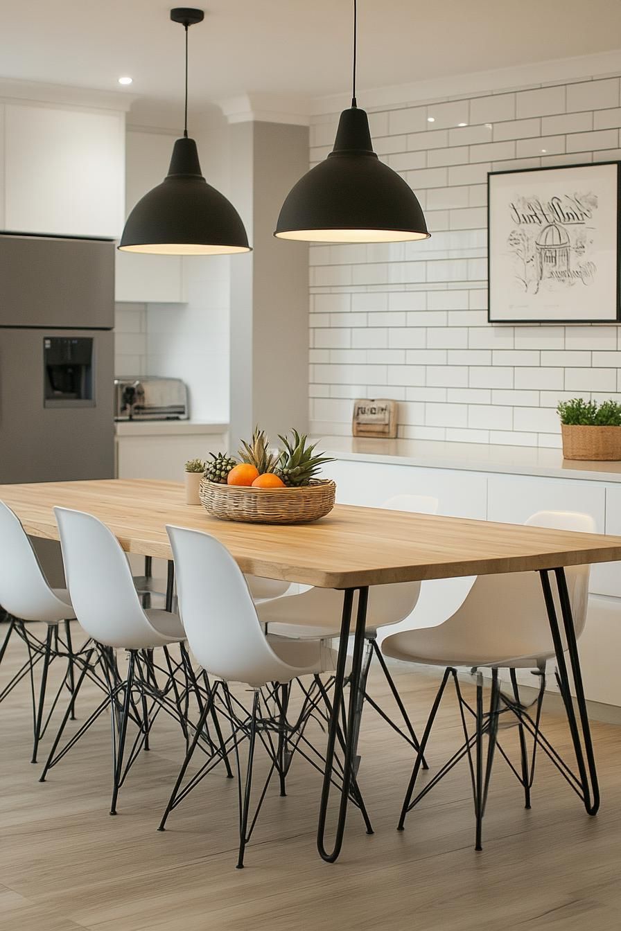 23 Stunning Mid-Century Modern Dining Tables You’ll Adore 46 17. Elevate Your Dining Table Legs-1