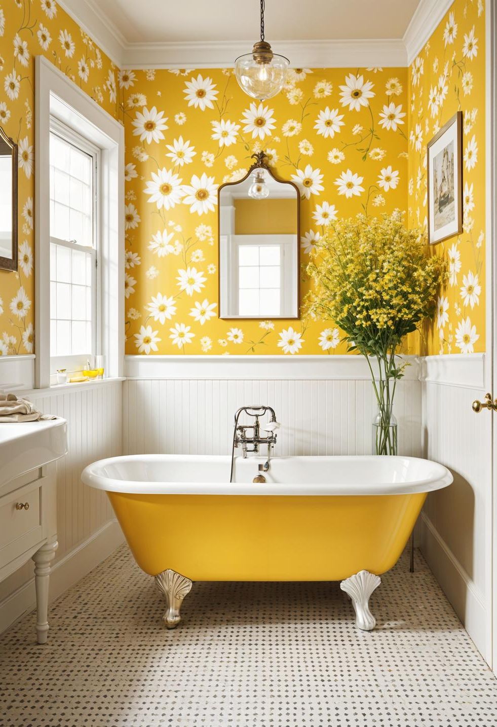 19. Sunny Farmhouse Bathroom Inspiration-1