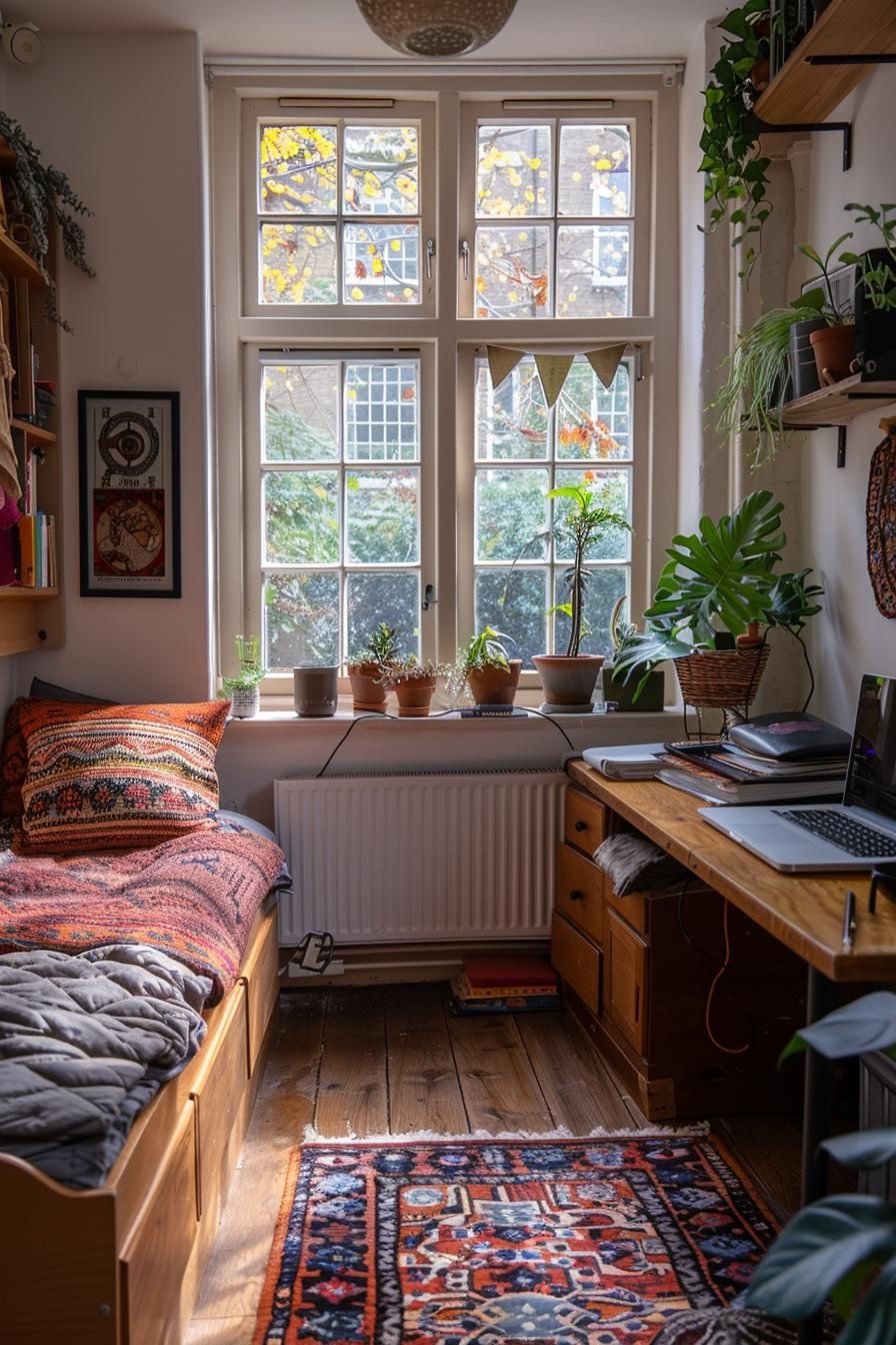 18. Boho Chic Dorm Design-1