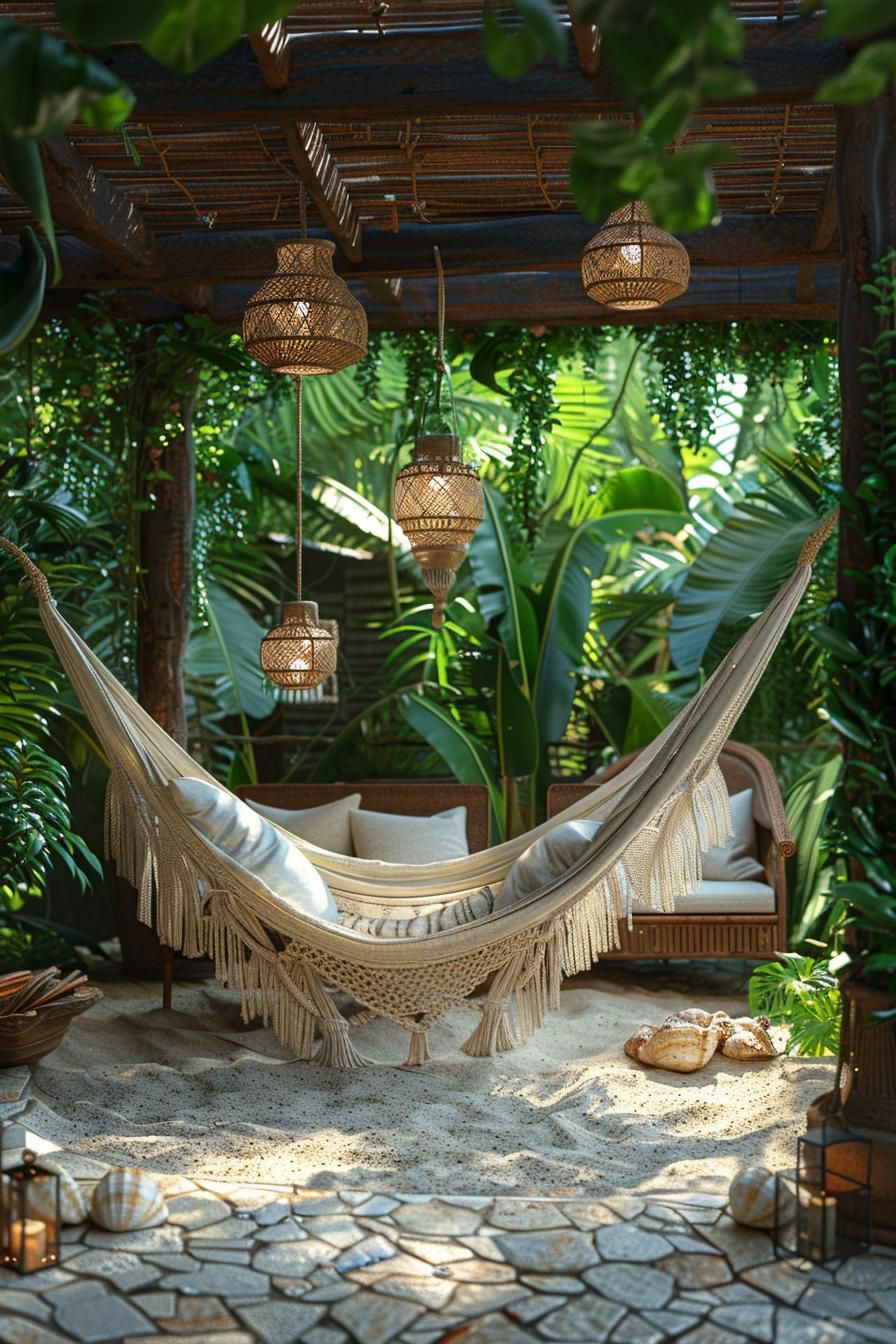 25 Stunning Small Garden Layout Ideas 46 21. Coastal Garden Escape-0