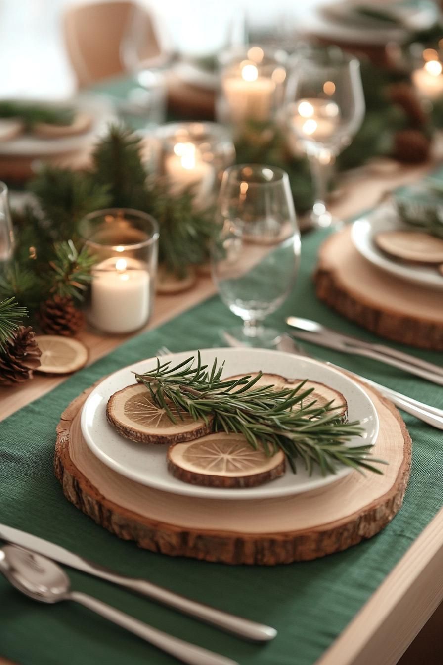 5. Wood & Green Holiday Elegance-2