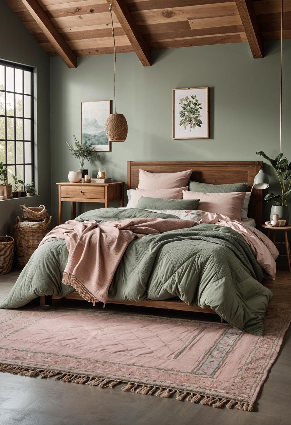 23. Cozy Rustic Bedroom Design-0