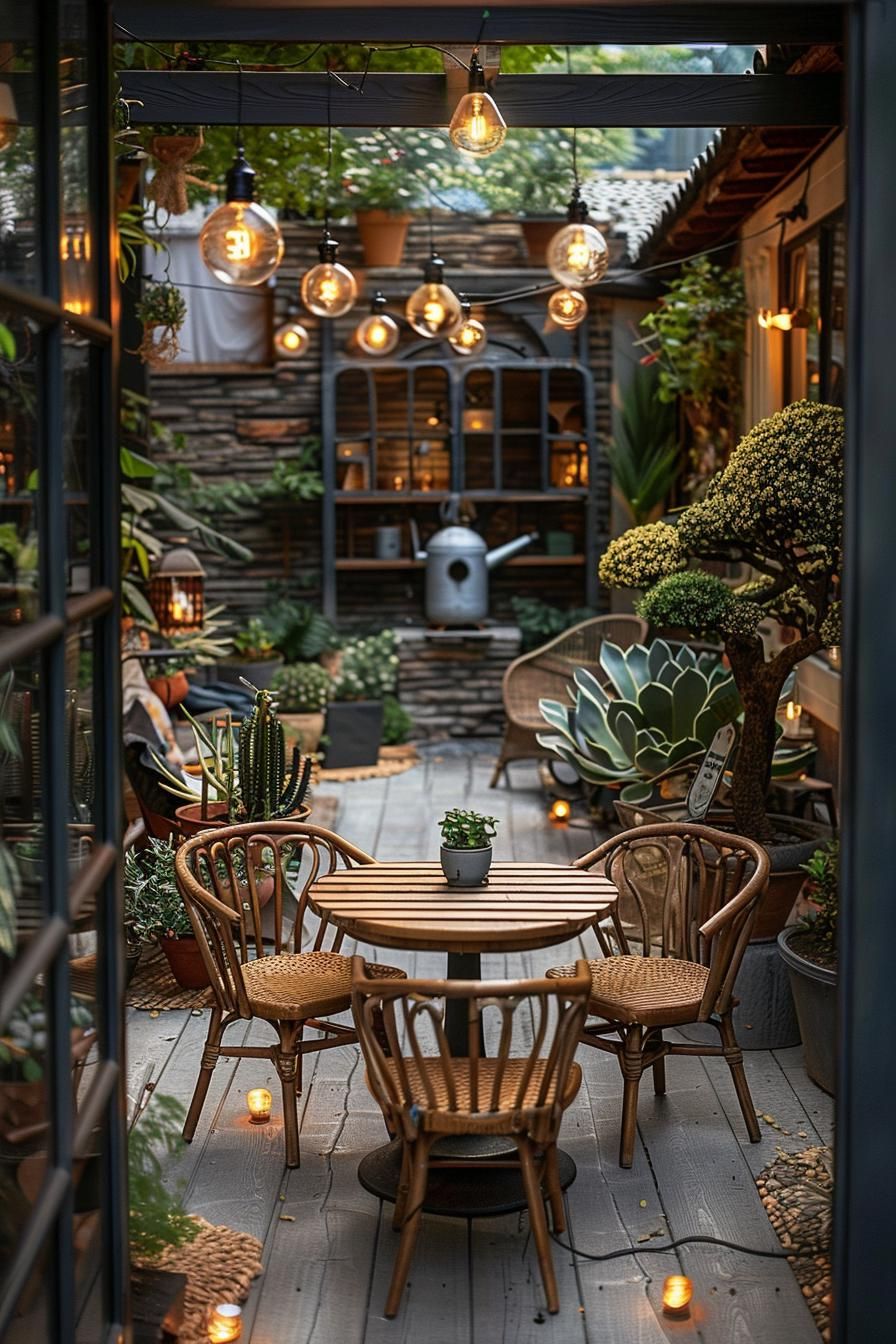 15 Creative and Stunning Small Garden Ideas 6 2. Reclaimed Wood Farmhouse Garden Oasis-0
