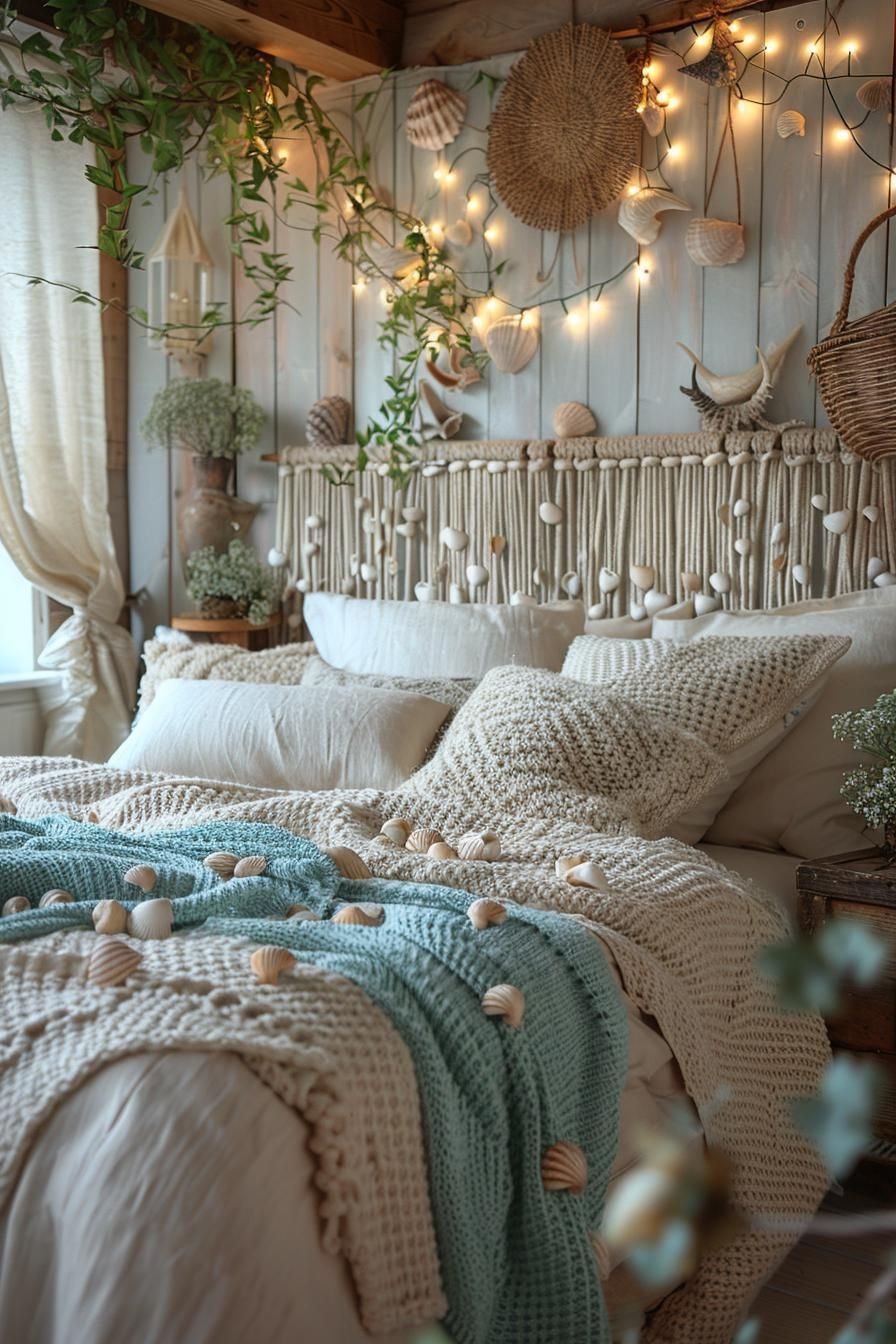 2. Seaside Macrame Headboard Inspiration-2
