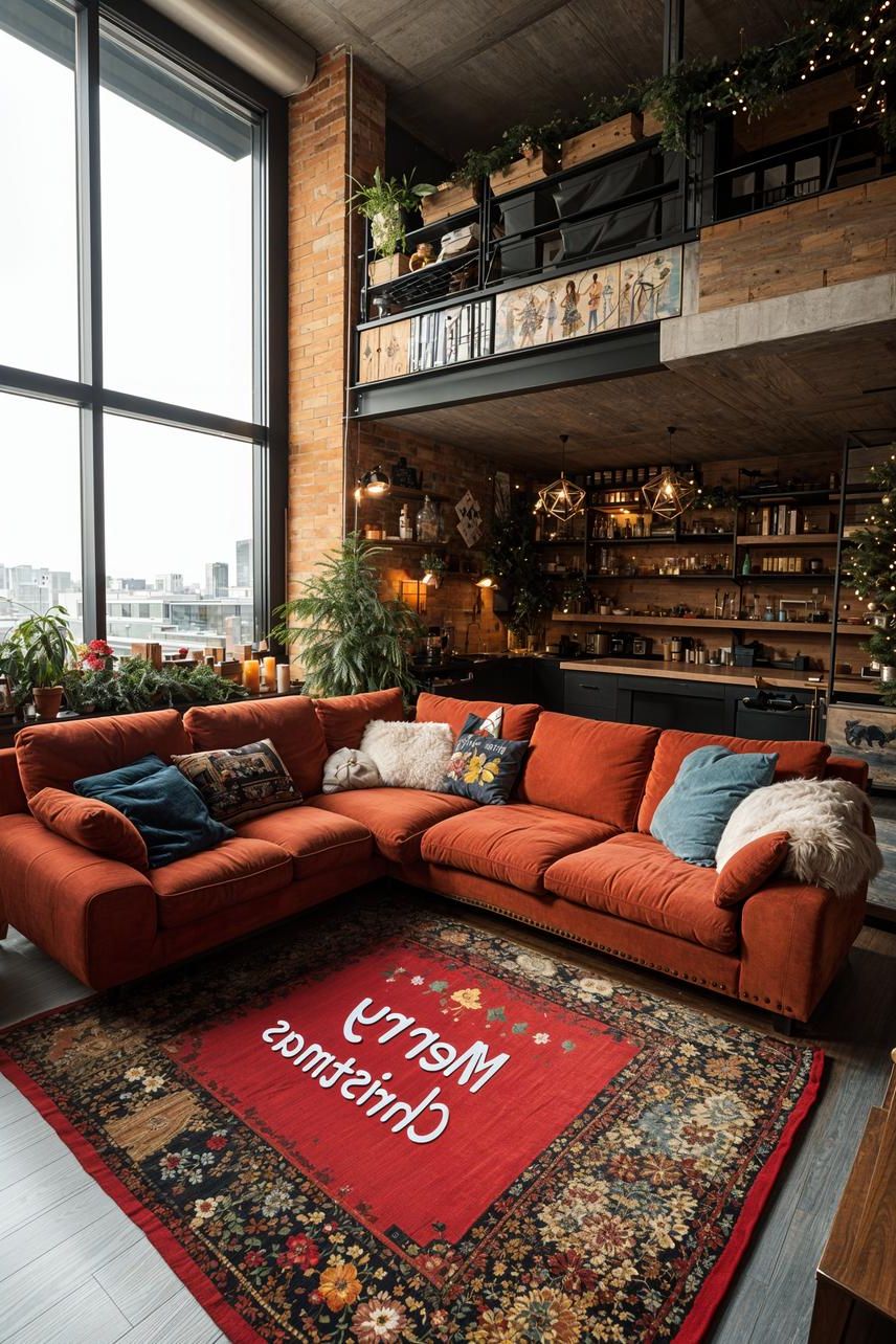 18. Festive Holiday Throw Rug Ideas-3