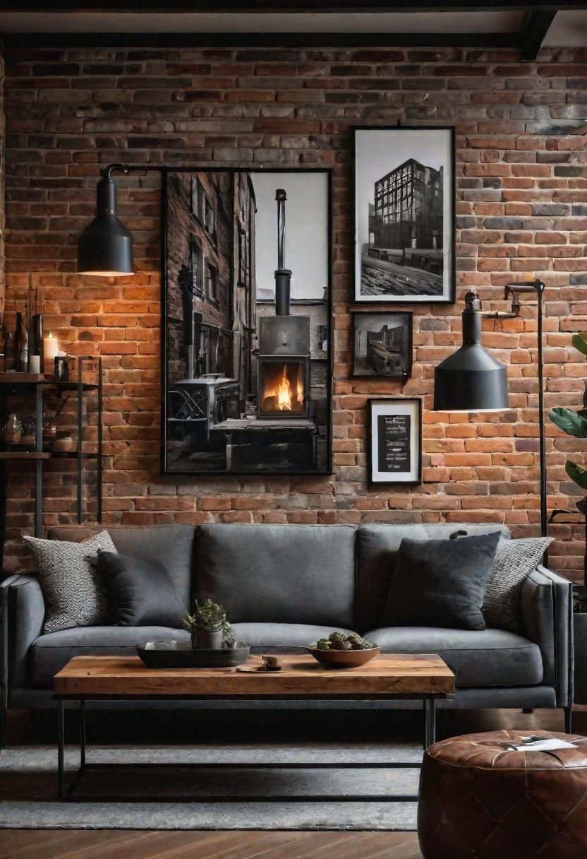 3. Modern Industrial Living Room-0