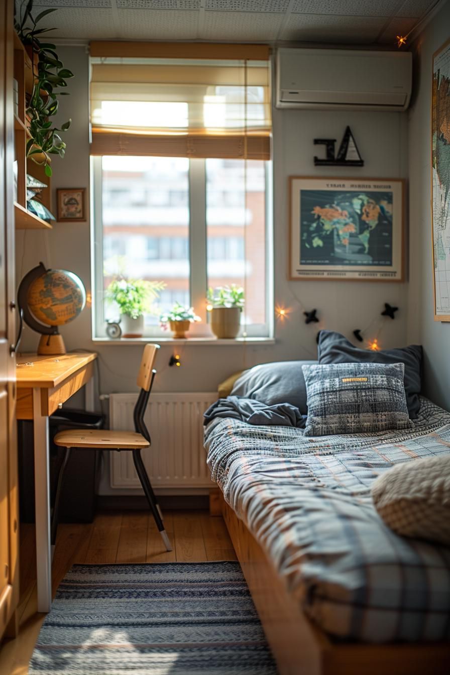 13. Minimalist Dorm Room Inspiration-1