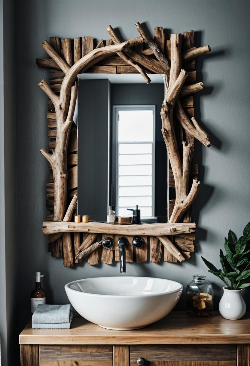 8. Boho Bathroom Mirror Project-0