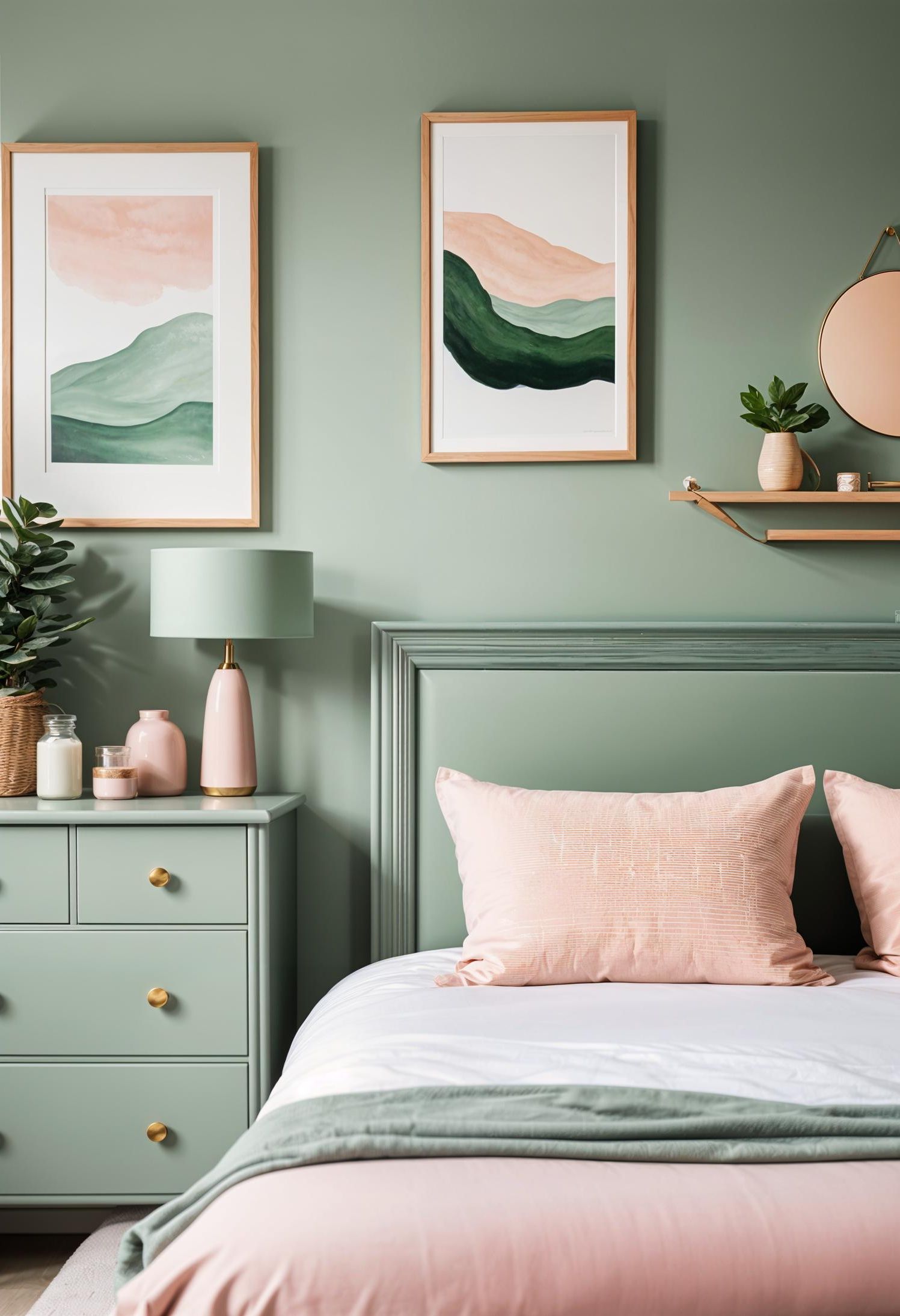 8. Sage Blush Upcycled Furnishings-0
