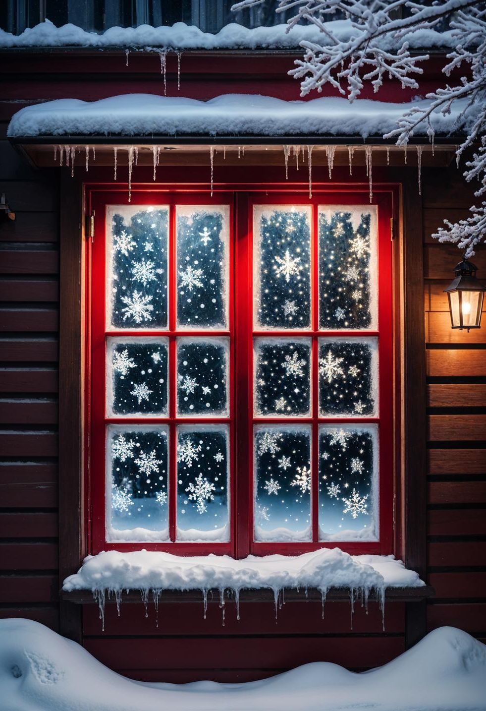 4. Festive Snowflake Window Decor Ideas-1