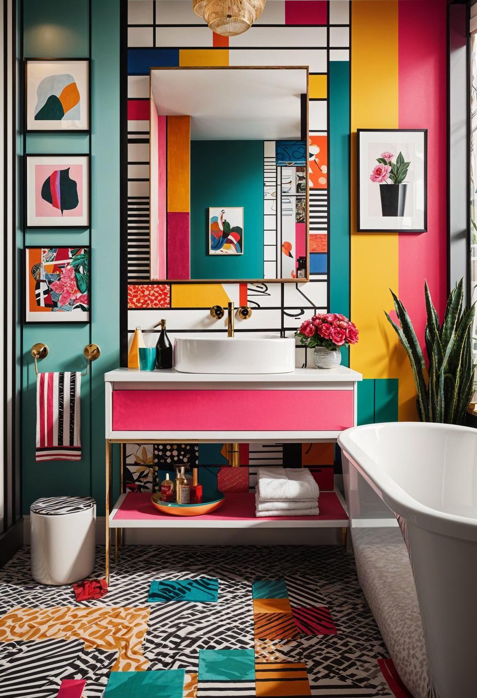 20. Pop Art Bathroom Decor Ideas-0